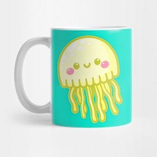 Cute Yellow Jellyfish Mug